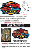 Charger Chameleon C14 Green-Gold-Bronze Pearl Basecoat Spray Paint Aerosol 300 Grams 4739CS 