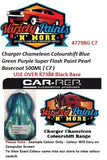 Charger Chameleon Colourshift Blue Green Purple Super Flash Paint Pearl Basecoat 500ML ( C7 ) 