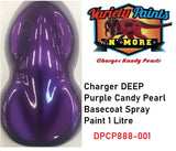 Charger DEEP Purple Candy Pearl Basecoat Spray Paint 1 Litre