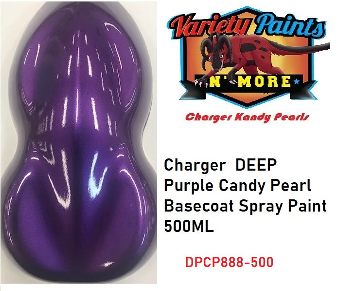 Charger DEEP Purple Candy Pearl Basecoat Paint 500ML
