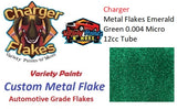Charger Metal Flakes Emerald Green 0.004 Micro 12cc Tube