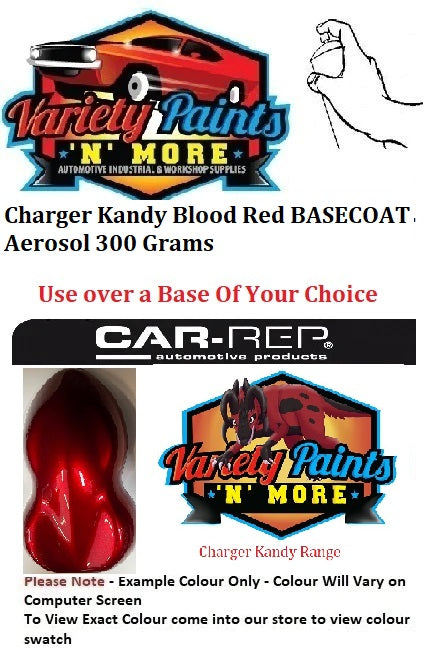 Charger Kandy Blood Red BASECOAT Aerosol 300 Grams KANBLRE888-A