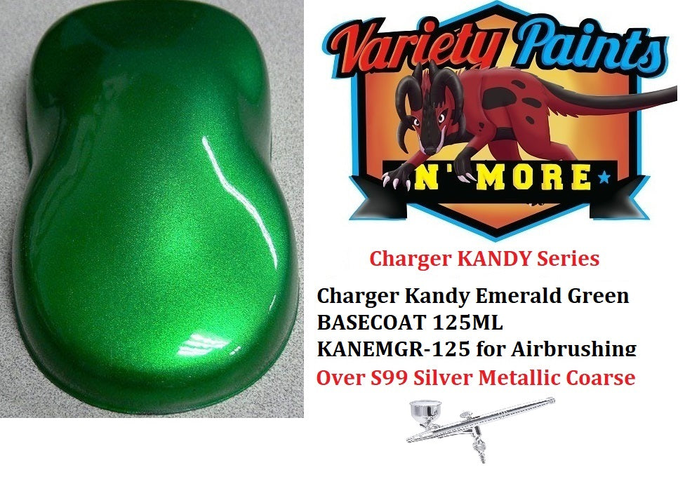Charger Kandy Emerald Green BASECOAT 125ML  KANEMGR-125 for Airbrushing