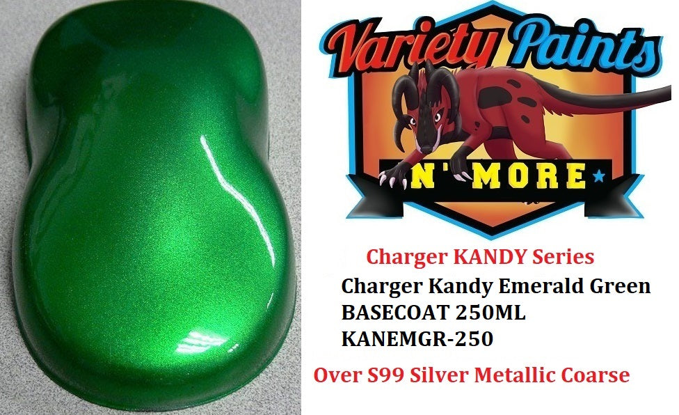 Charger Kandy Emerald Green BASECOAT 250ML  KANEMGR-250