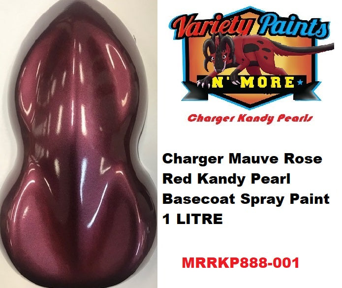 Charger Mauve Rose Red Kandy Pearl Basecoat Spray Paint 1 LITRE