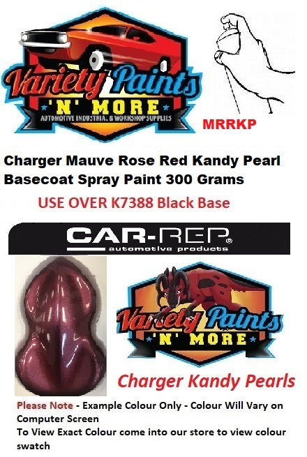 Charger Mauve Rose Red Kandy Pearl Basecoat Spray Paint 300 Grams