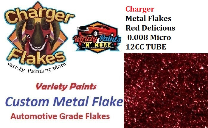 Charger Metal Flakes Red Delicious 0.008 Micro 12CC TUBE