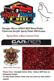 Charger Micro APPLE RED Metal Flake Clearcoat Acrylic Spray Paint 300 Grams