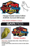Charger Kandy Lemon Yellow ACRYLIC Aerosol 300 Grams