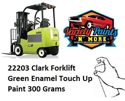 22203 Clark Forklift Green Enamel Touch Up Paint 300 Grams
