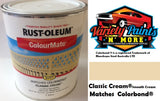RustOleum Colourmate®  Classic Cream TM Colorbond® 1 Litre Paint