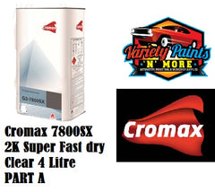 Cromax 7800SX 2K Super Fast dry Clear 4 Litre PART A  3:1
