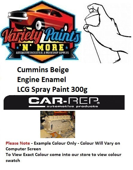 Cummins Beige Engine Gloss Enamel BBG Spray Paint 300g 2IS 81A
