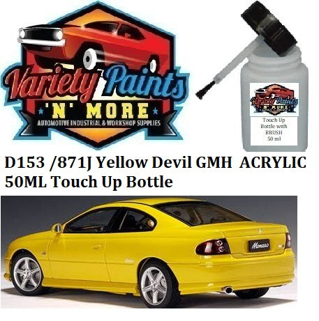 D153 /871J Yellow Devil GMH  ACRYLIC 50ML Touch Up Bottle