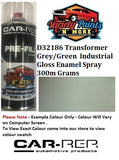 D32186 Transformer Grey/Green Industrial Spray Paint 300g
