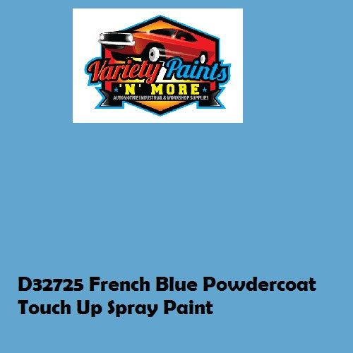 French Blue Powdercoat Paint 601 Enamel 3 Litres