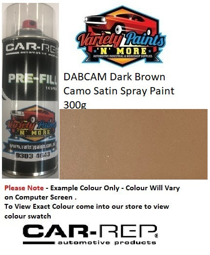 DABCAM Dark Brown Camo SATIN  Acrylic Touch Up Paint 300 Grams