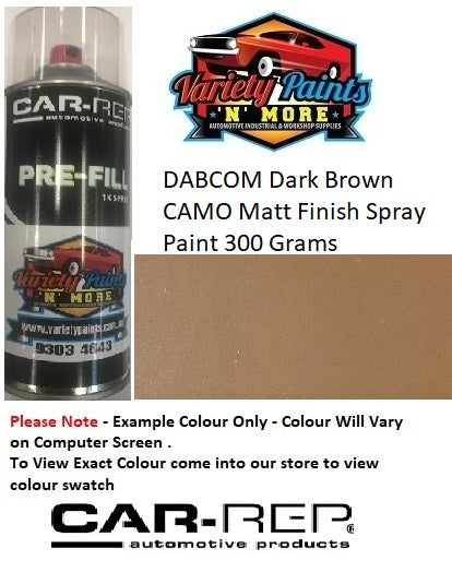 DABCAM Dark Brown Camo MATT Acrylic Touch Up Paint 300 Grams