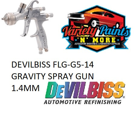 DEVILBISS FLG-G5-14 GRAVITY SPRAY GUN 1.4MM