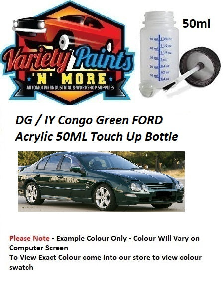 DG / IY Congo Green FORD  Acrylic 50ML Touch Up Bottle