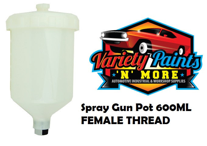 Spray Gun Pot  600ml Female Thread