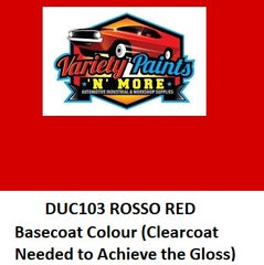Rosso Red DUCAT103 Basecoat Colour Touch Up Bottle 50ml