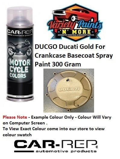 DUCGO Ducati Gold For Crankcase Basecoat Spray Paint 300 Gram