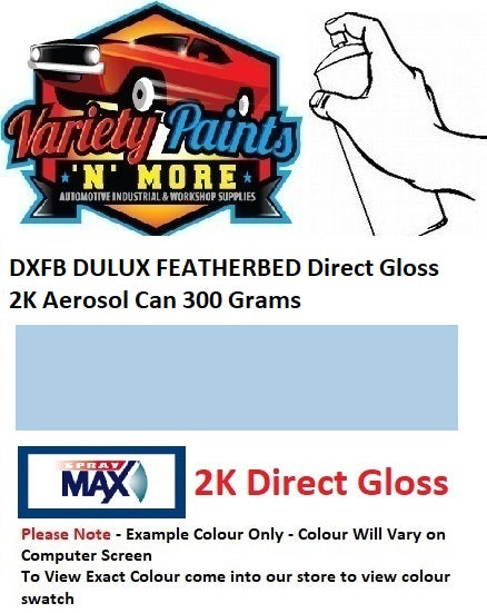 DXFB DULUX FEATHERBED Direct Gloss 2K Aerosol Can 300 Grams