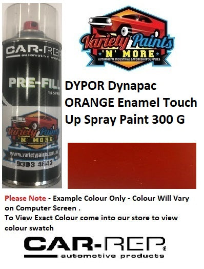 DYPOR Dynapac ORANGE Enamel Touch Up Spray Paint 300 Grams NASON