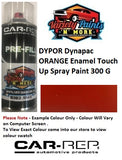 DYPOR Dynapac ORANGE Enamel Touch Up Spray Paint 300 Grams NASON 