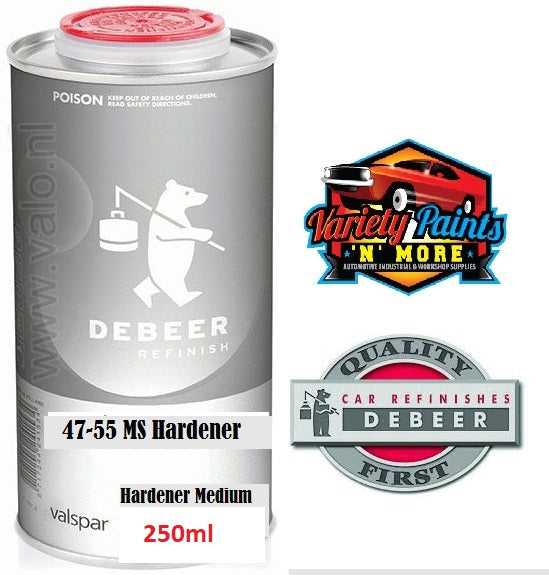 Debeers 250ml 2K HS Hardener 47-55 Std Medium 1:2 PART B
