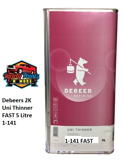 Debeers 2K Uni Thinner Fast 5 Litre 1-141