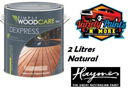 Haymes Dexpress Deck and Timber Natural 2 Litres SDEX2