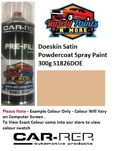 Doeskin Satin Powdercoat Spray Paint 300g S1826DOE 1IS 72A