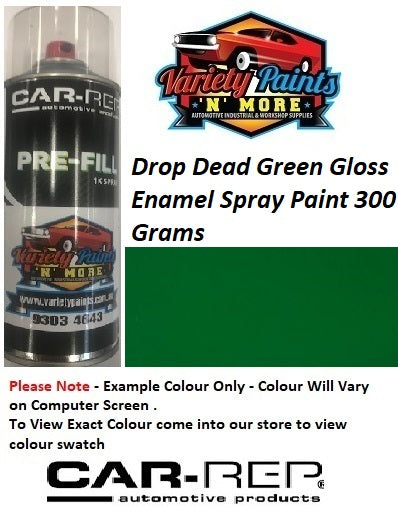 Drop Dead Green Gloss Enamel Spray Paint 300 Grams