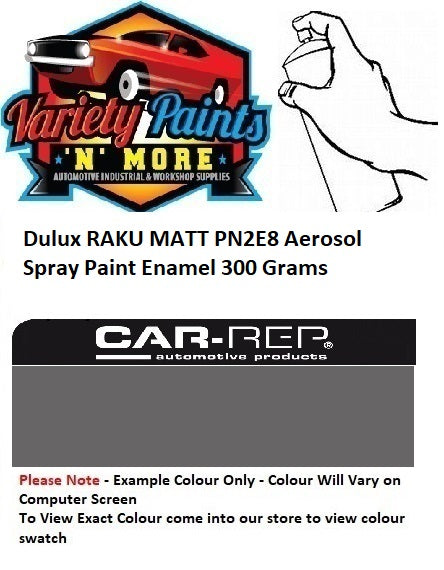 Dulux RAKU MATT PN2E8 Aerosol Spray Paint Enamel 300 Grams