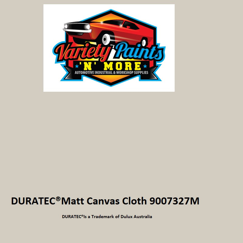 Duratec Matt Canvas Cloth 2K MATT 9007327M Powdercoat Spray Paint 300g