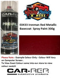 E0433 Ironman Red Metallic Basecoat  Spray Paint 300g 