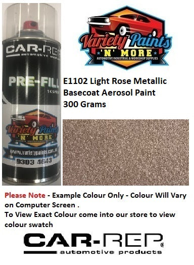 E1102 Light Rose Metallic Basecoat Aerosol Paint 300 Grams