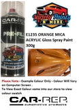 E1235 ORANGE MICA ACRYLIC Gloss Spray Paint 300g