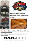 E1235 ORANGE MICA Basecoat Gloss Spray Paint 300g