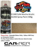 E1340 Cafe Mocha GLOSS Acrylic Spray Paint 300g 