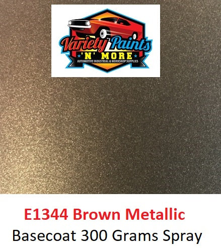 E1344 Brown Metallic Basecoat Aerosol Paint 300 Grams