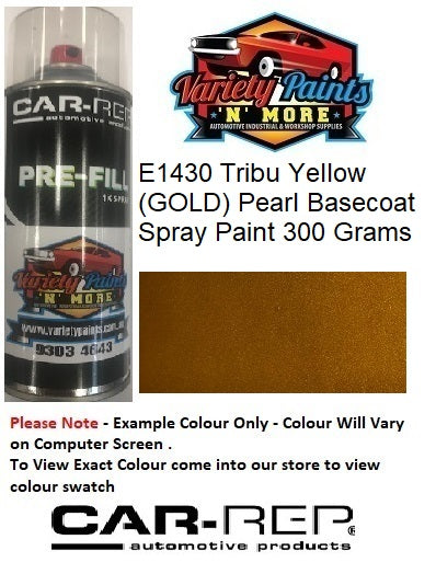 E1430 Tribu Yellow (GOLD) Pearl Basecoat Spray Paint 300 Grams