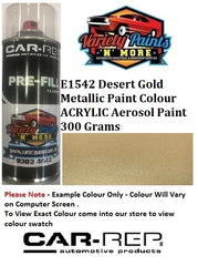 E1542 Desert Gold Metallic Paint Colour Gloss ACRYLIC Aerosol Paint 300 Grams