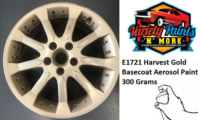 E1721 Harvest Gold Metallic Basecoat Touch Up Paint 300 Grams
