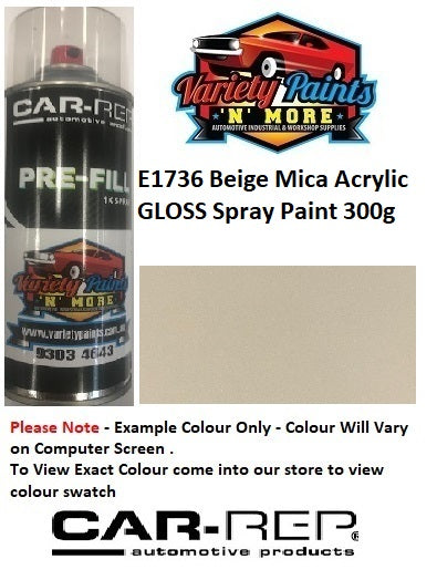 E1736 Beige Mica Acrylic GLOSS Spray Paint 300g