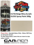 E1736 Beige Mica Acrylic GLOSS Spray Paint 300g 