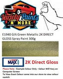 E1940 Gilt Green Metallic 2K DIRECT GLOSS Spray Paint 300g