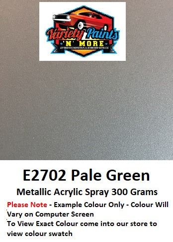 E2702 Space Green Metallic Acrylic Touch Up Paint 300 Grams